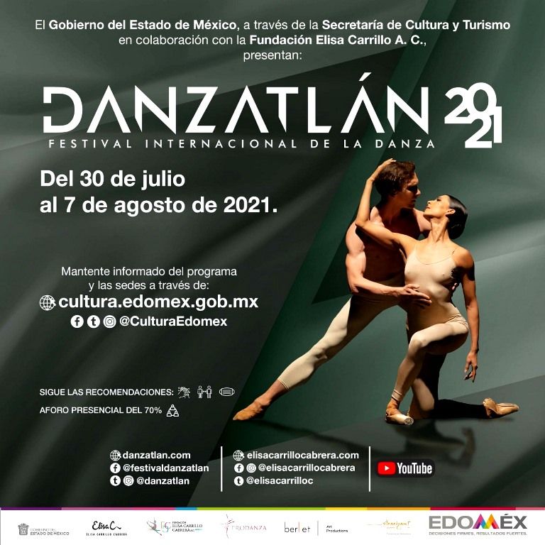 Anuncian Danzatlán 2021 en formato híbrido y con estrenos internacionales 