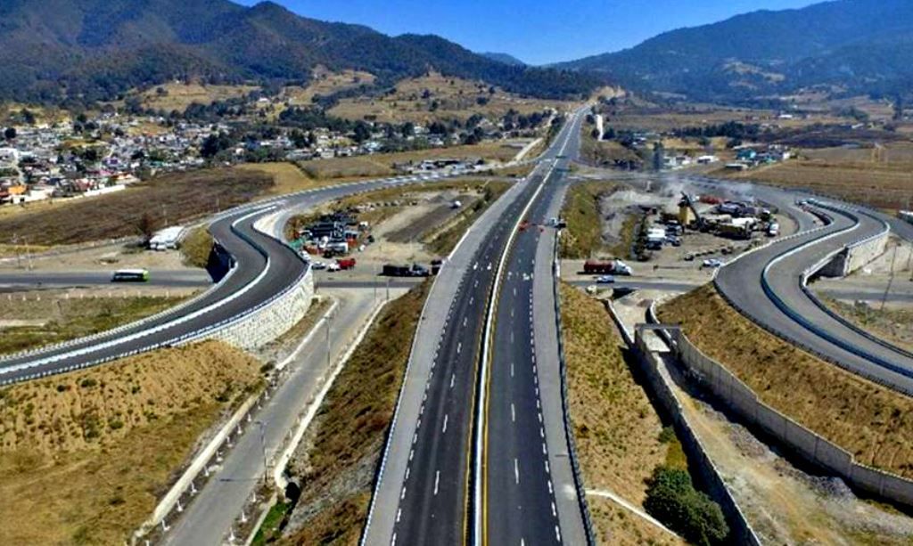 Informan cierre temporal en la autopista Toluca-Naucalpan por obras de mantenimiento 