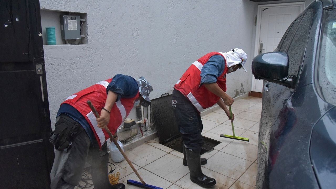 Concluye #CAEM trabajos de #limpieza y desinfección en el municipio de #Zumpango 