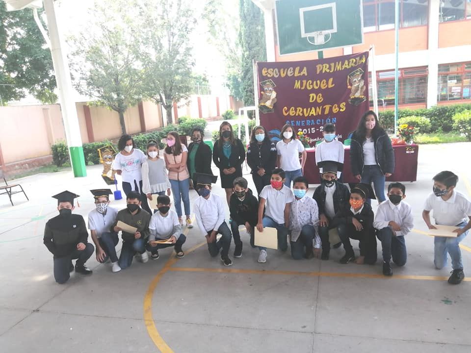 Felicidades a los hoy egresados de la Escuela Primaria Miguel de Cervantes ciclo escolar 2015-2021
