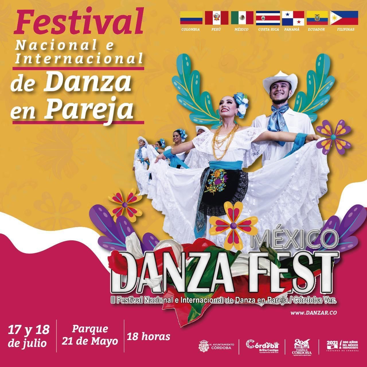 Córdoba sede de DanzaFest Festival Nacional e Internacional de Danza en Pareja 2021 