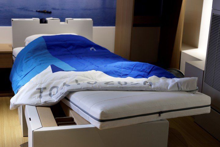 Las camas antisexo de Tokio 2020 que le dan la vuelta al mundo