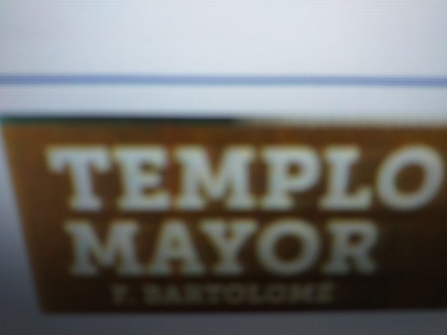 #Templo Mayor 