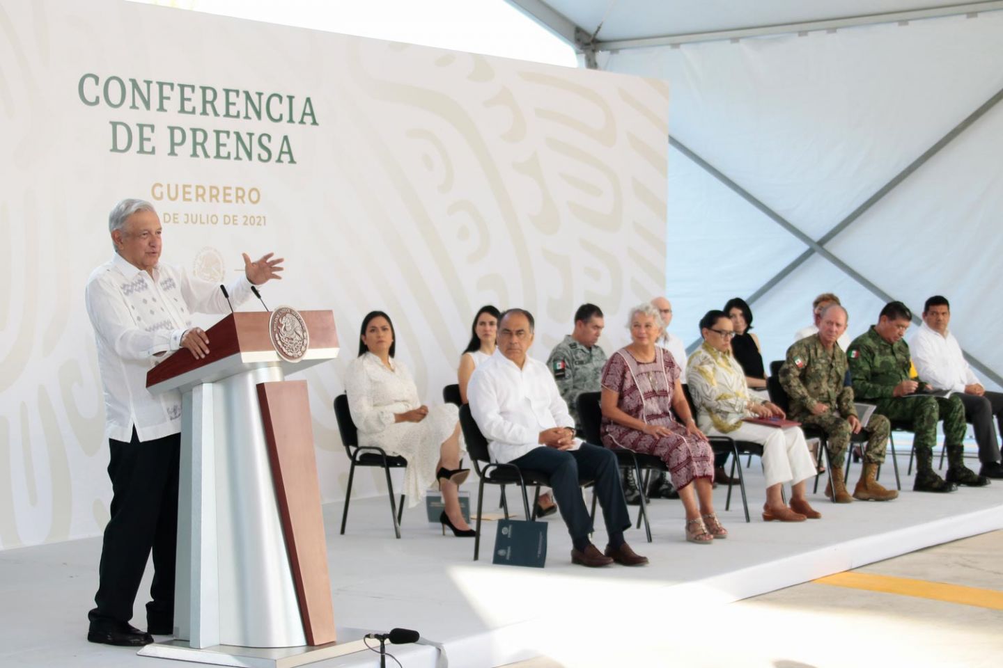 Continuará política de atención preferente a Guerrero, afirma presidente; disminuye incidencia delictiva en el estado