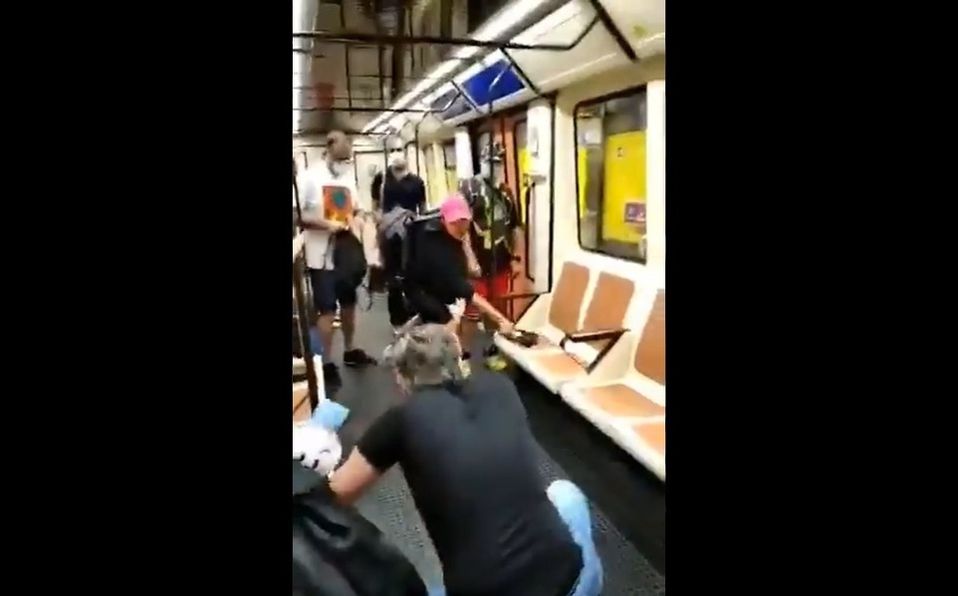 Joven golpea a enfermero en Metro de Madrid; la víctima perdió el ojo