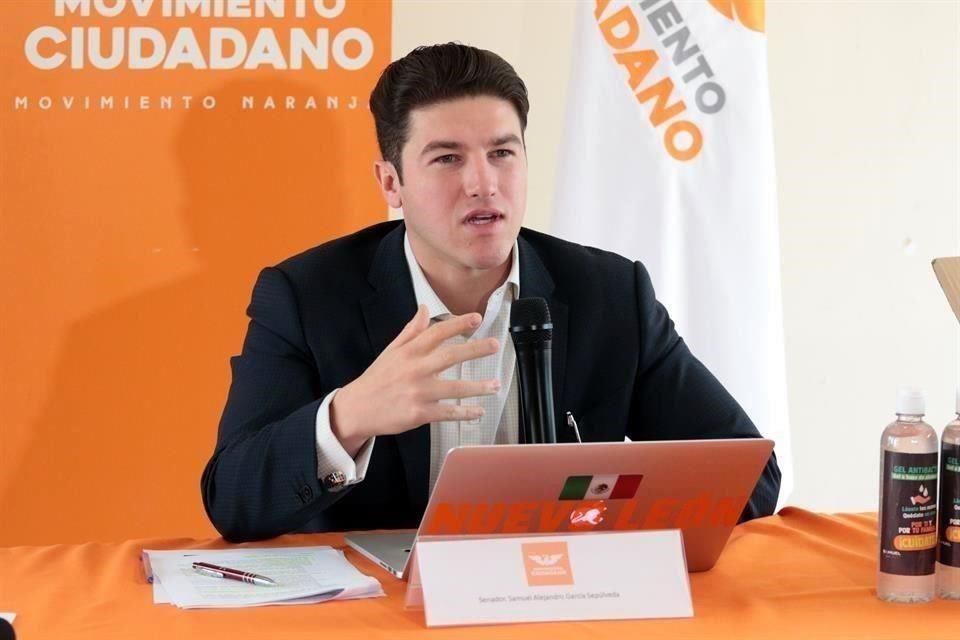Confirma INE aportación ilegal de familiares a Samuel García
