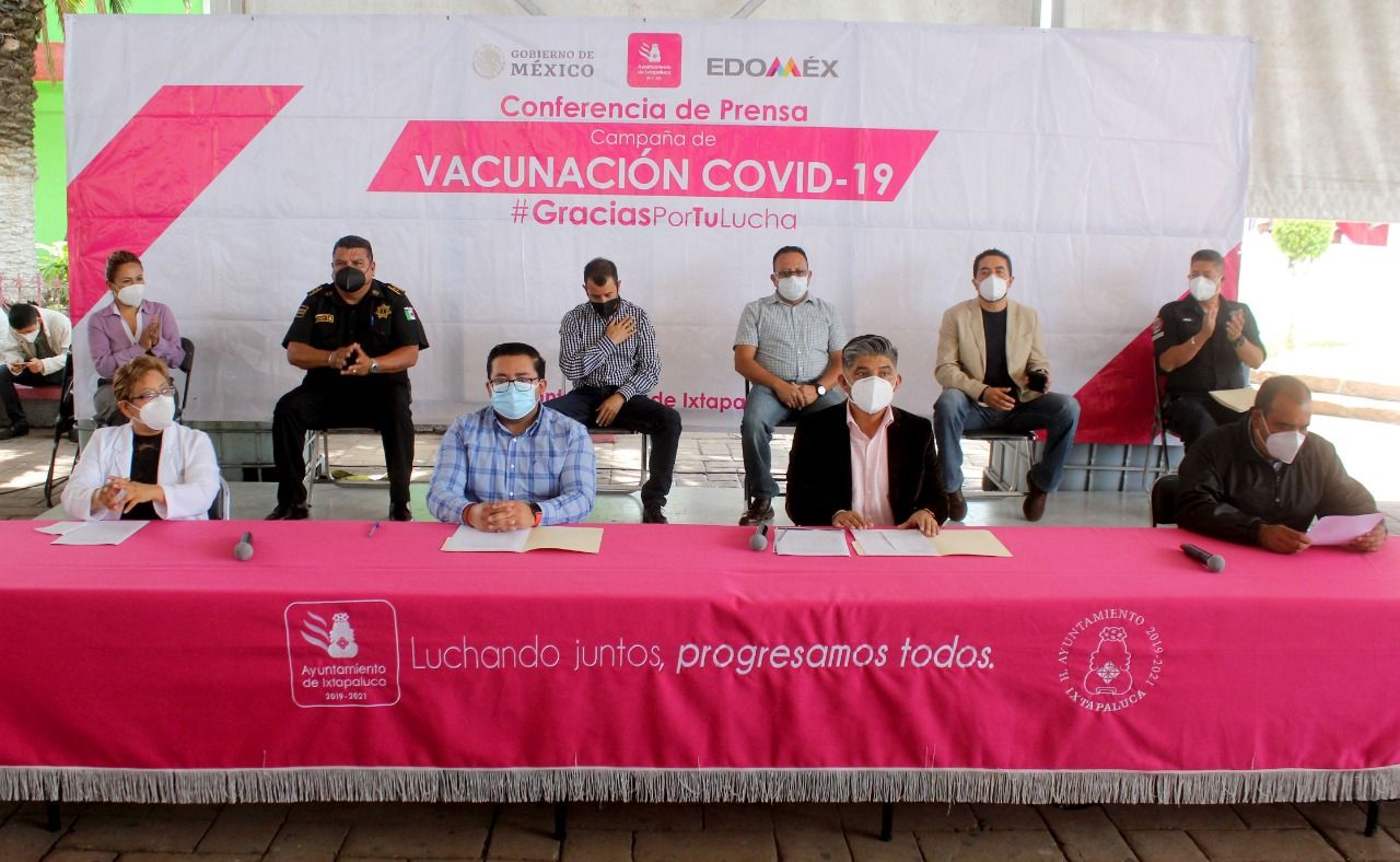 #En Ixtapaluca del 22 al 24  segunda dosis de vacuna anti COVID para los de 50-59 y  primera de 30-39