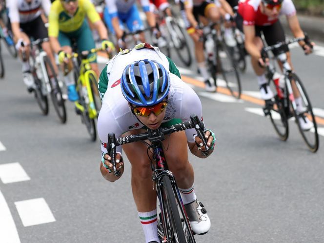 Yareli Salazar no termina su participación en ciclismo de ruta