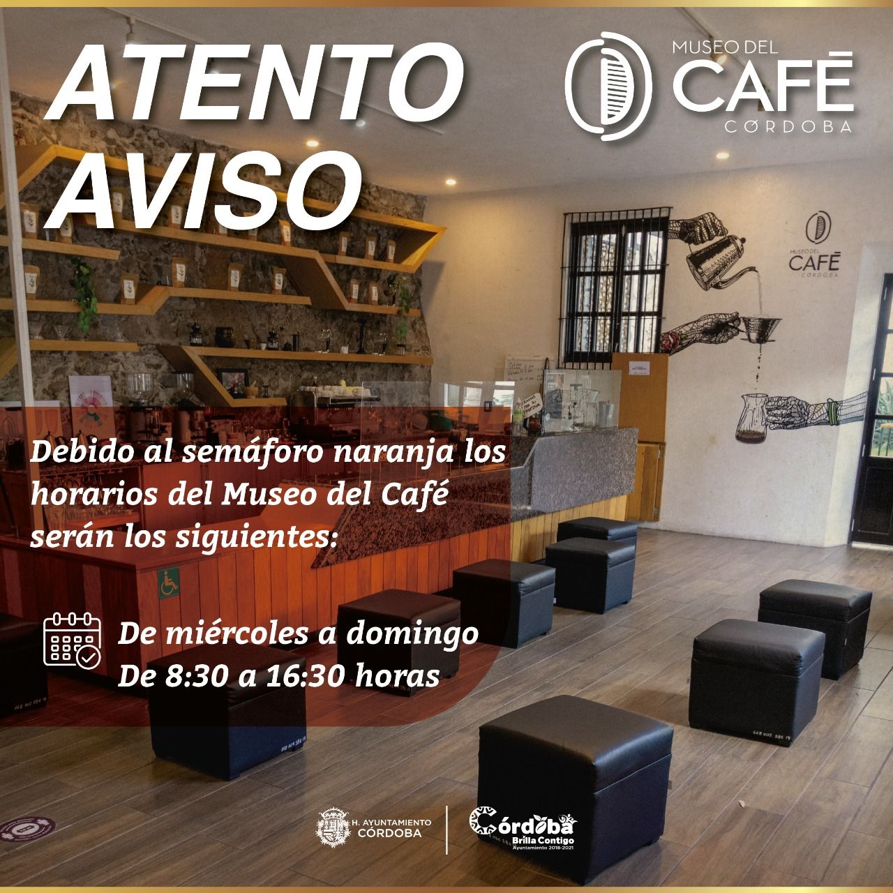 El Museo del Café de Córdoba brindará servicio en nuevo horario