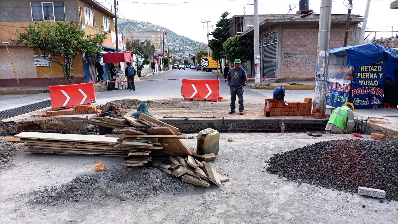 Avanza construcción de caja colectora de aguas pluviales en Zona Comunal San Agustín