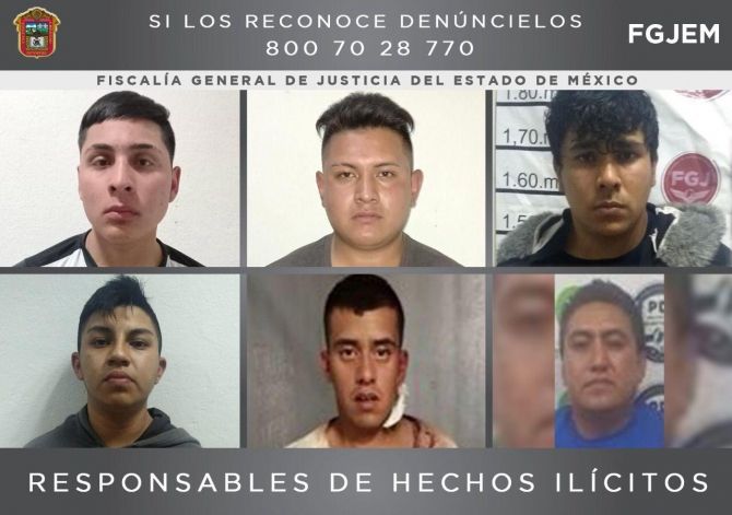 En Toluca juez dicta sentencia a banda de delincuentes dedicada a el robo de automóviles en Edomex