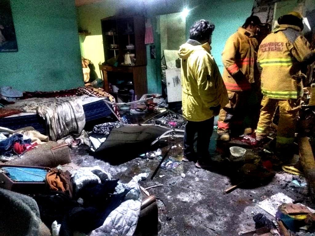 Dos lesionados en explosión de Tultepec