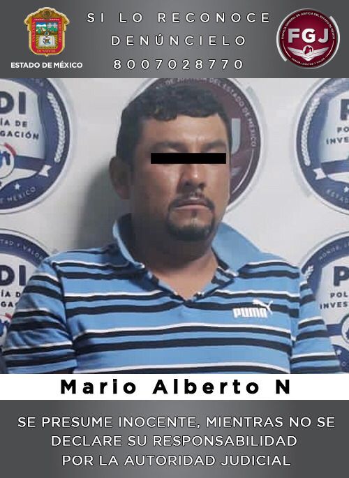 Hasta el estado de Puebla tuvo que ir la PDI para capturar a Mario Alberto N a quien se le acusa de probable participación en la muerte de una mujer en Tecámac
