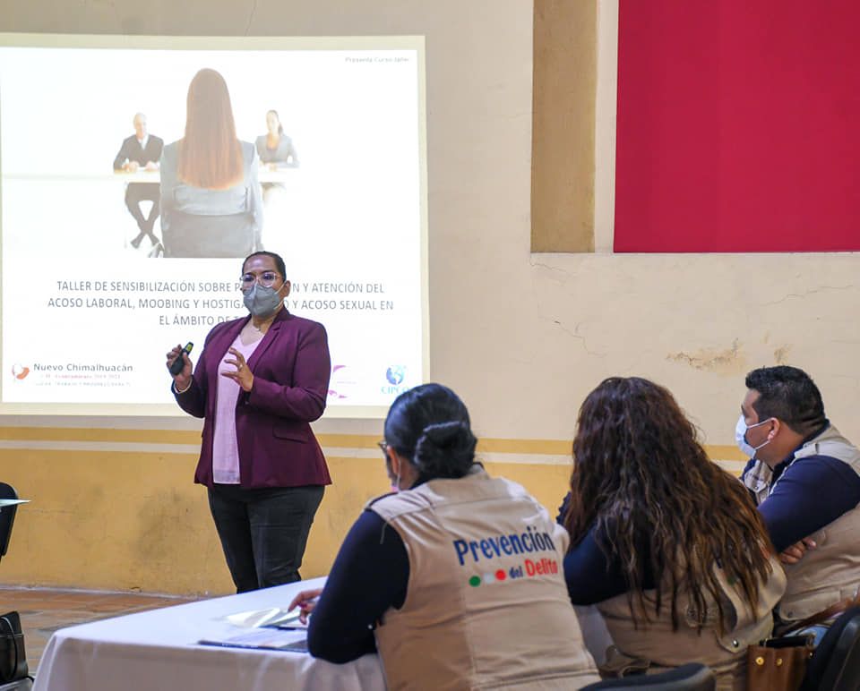 Chimalhuacán capacita a funcionarios
para erradicar el acoso laboral.