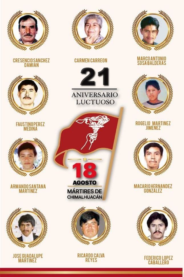 #A 21 años del año  2000, los habitantes de Chimalhuacán honran la memoria de los martires