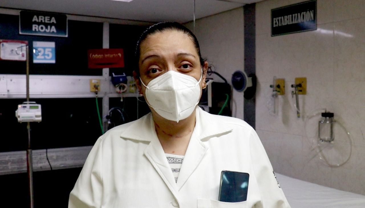 Supera COVID-19 como paciente, Sheila Monserrat médica del IMSS Veracruz Sur