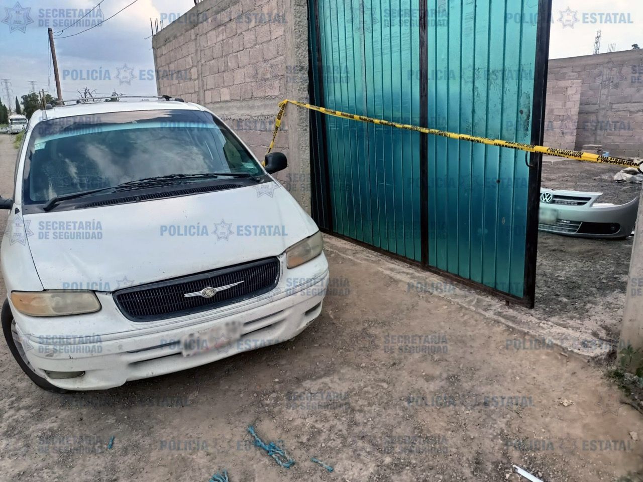 #Aseguran predio donde desmantelaban vehículos en Atenco, hay 4 detenidos: SSC