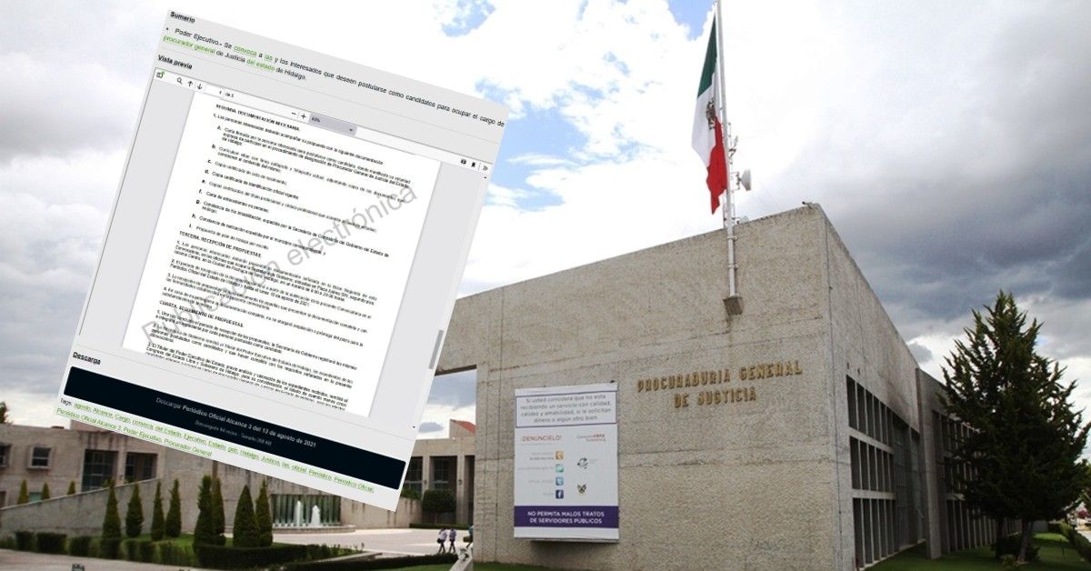 Denuncian convocatoria amañada para ocupar cargo de Procurador en Hidalgo