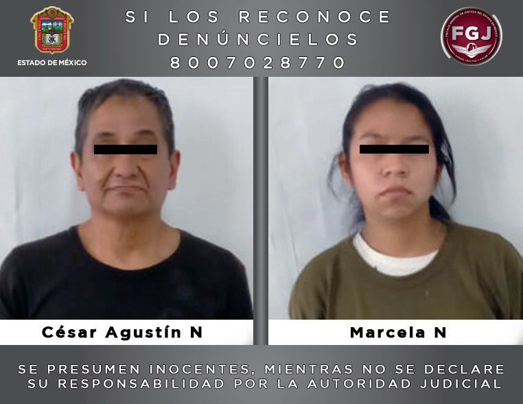 Detiene la FGJEM a dos personas involucradas en el presunto asesinato de una niña de cuatro años en Tlalnepantla