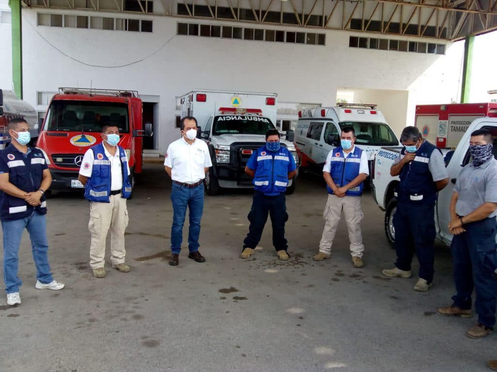 Envía Gobierno de Tamaulipas brigada especial de rescate a zonas afectadas por Grace, en el Estado de Veracruz.