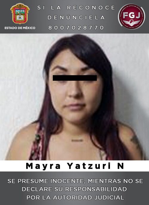 En Nezahualcoyotl Mayra Yatzuri ’N’ será procesada por su presunta participación en el homicidio de un sujeto