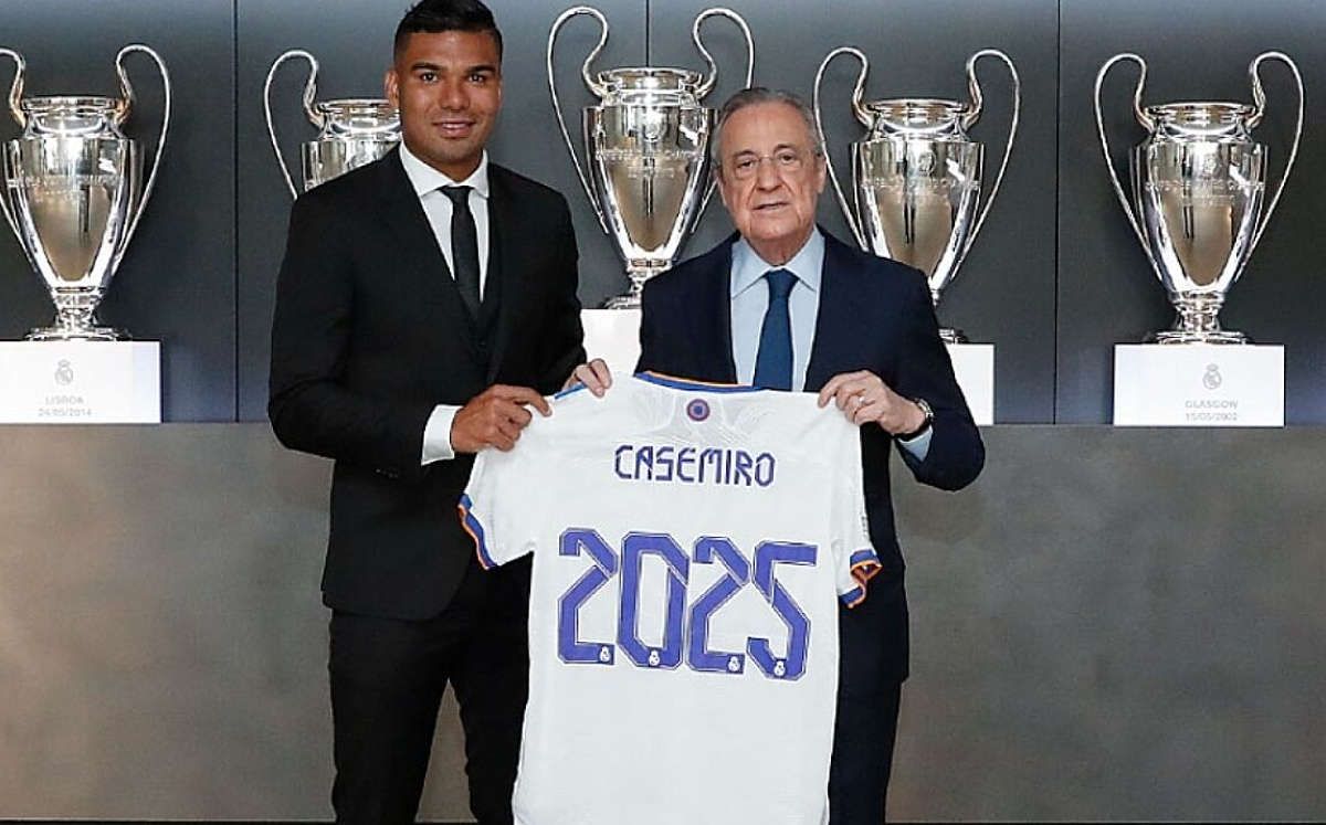 Casemiro extiende su contrato con Real Madrid hasta 2025