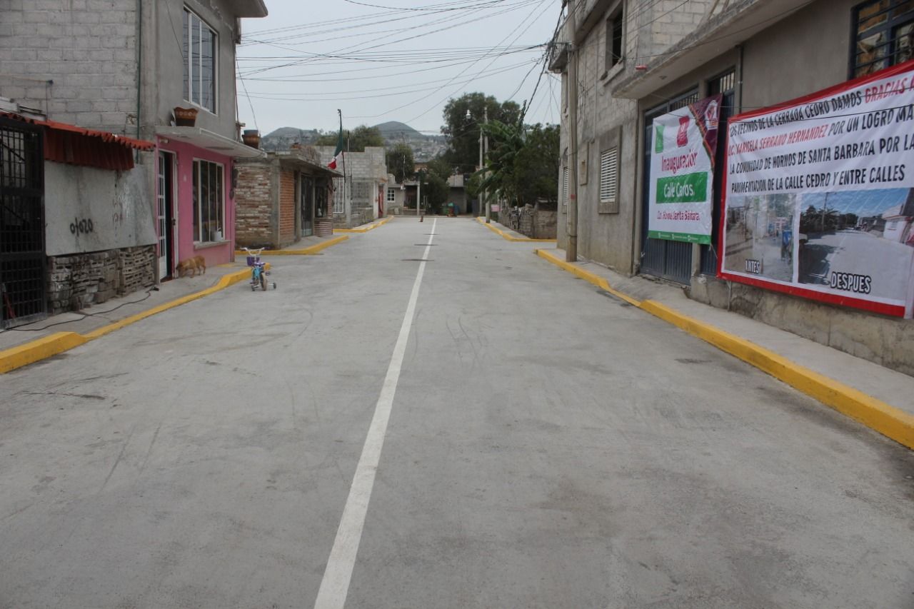 #Así las nuevas calles pavimentadas en Ixtapaluca: Maricela Serrano deja huella de la buena: vecinos