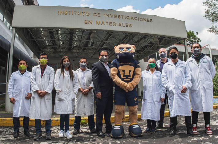 Crean en la UNAM cubrebocas que elimina al Sars-Cov2 