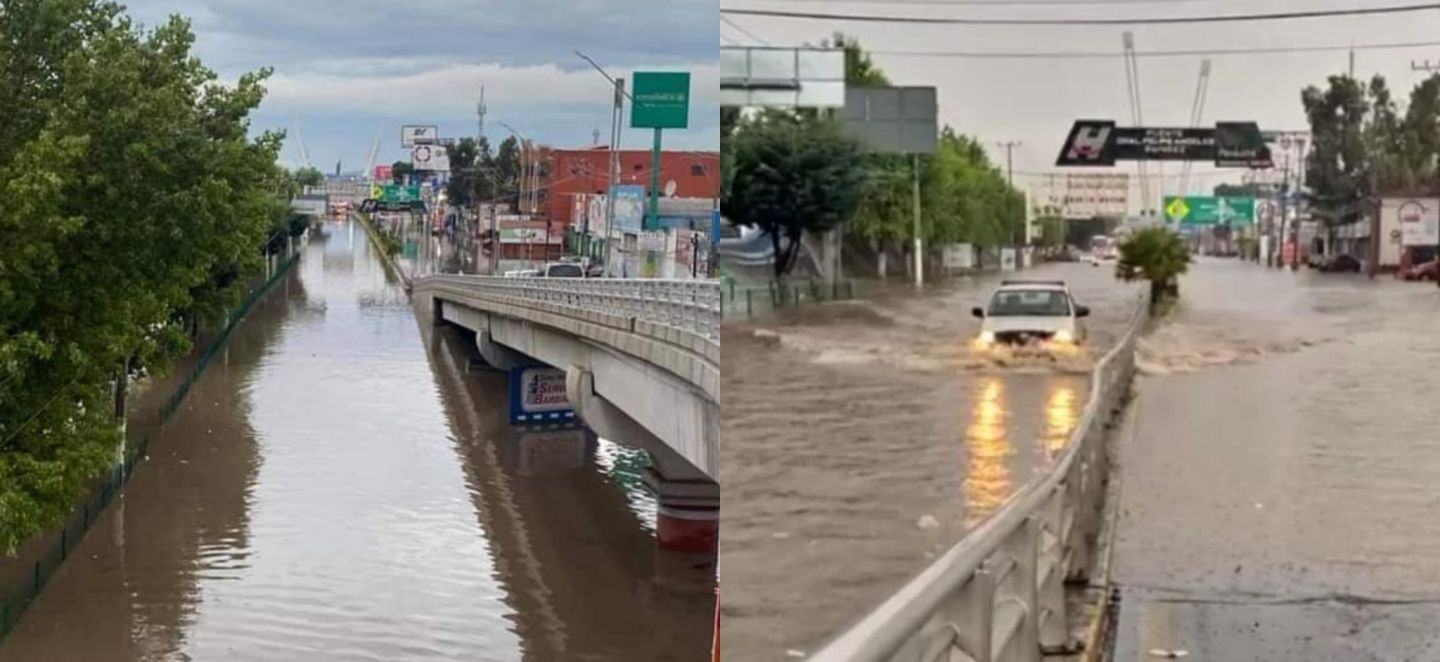 Mala infraestructura provoca que cualquier lluvia colapse Pachuca