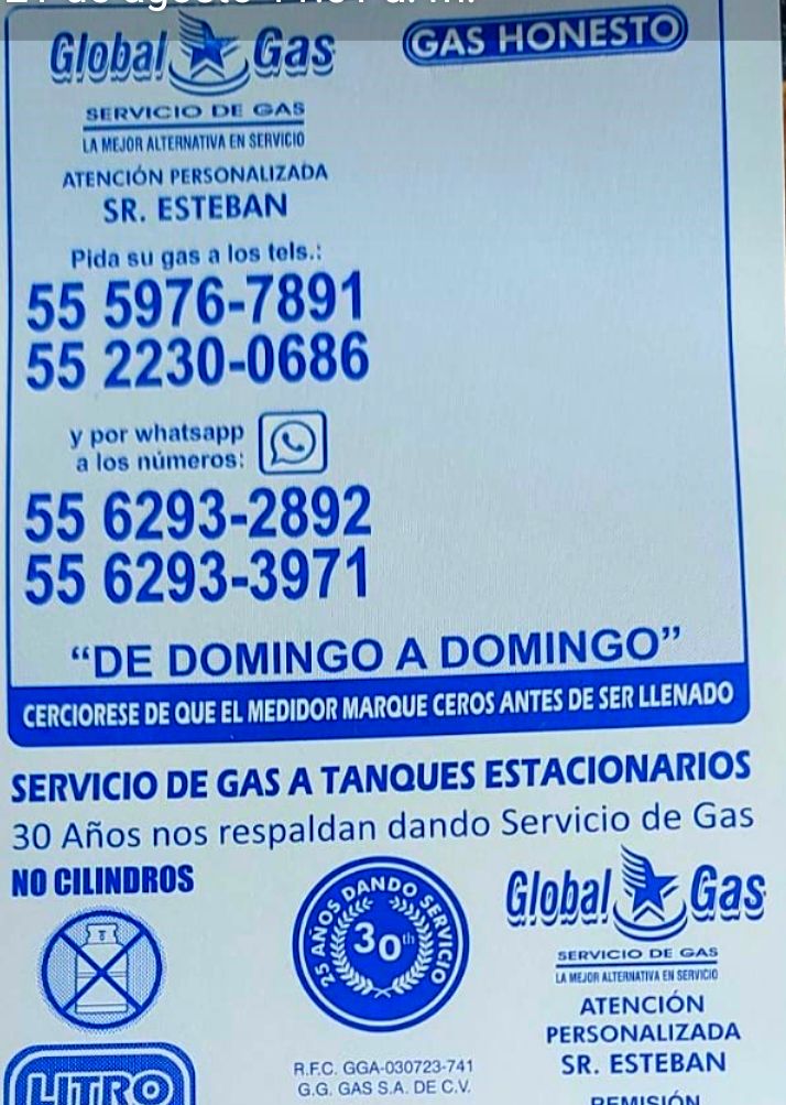 Venta de Gas LP con Esteban Zúñiga en los Reyes la Paz, Chimalhuacán, Nezahualcoyotl. 