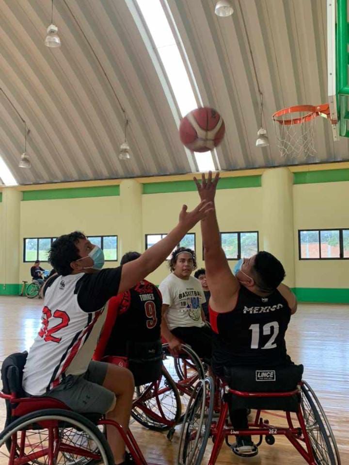  Concentran a la selección de Basketball sobre silla de ruedas en ciudad deportiva EDOMEX 