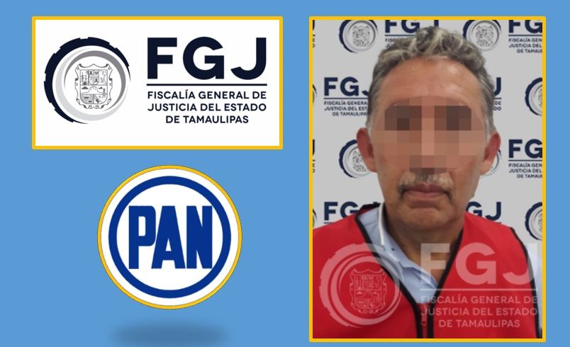 Detienen a dirigente del PAN en Tamaulipas por presunta violación a menor 