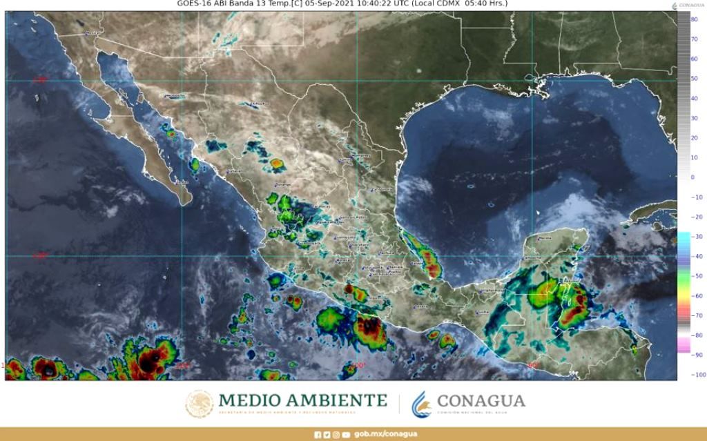 Lluvias puntuales intensas en Puebla, Veracruz y Oaxaca