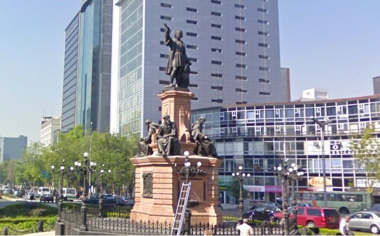 Removerán estatua de Colón y colocarán la de una mujer indígena en la Miguel Hidalgo