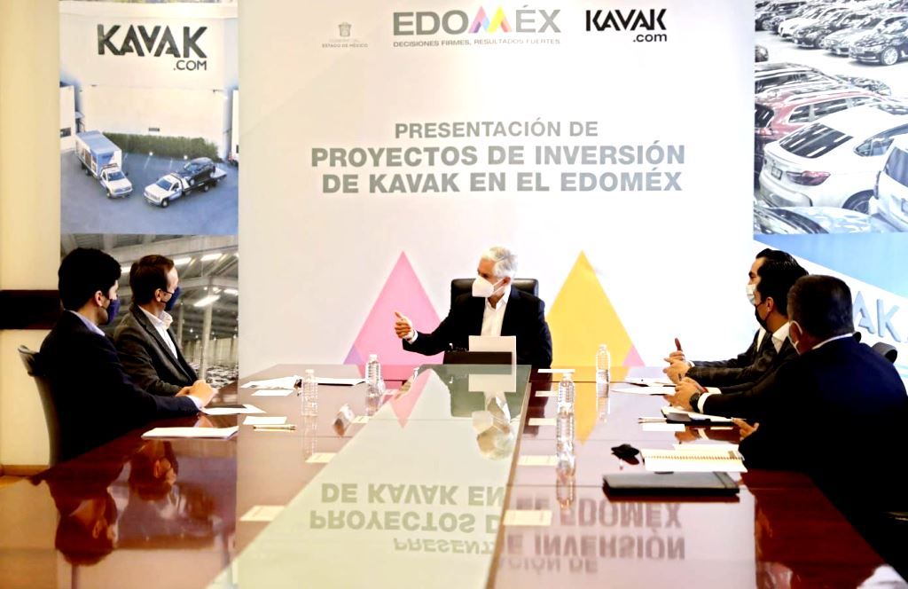 Alfredo del Mazo informa inversión por más de 2 millones de pesos de Kavak en el Estado de México