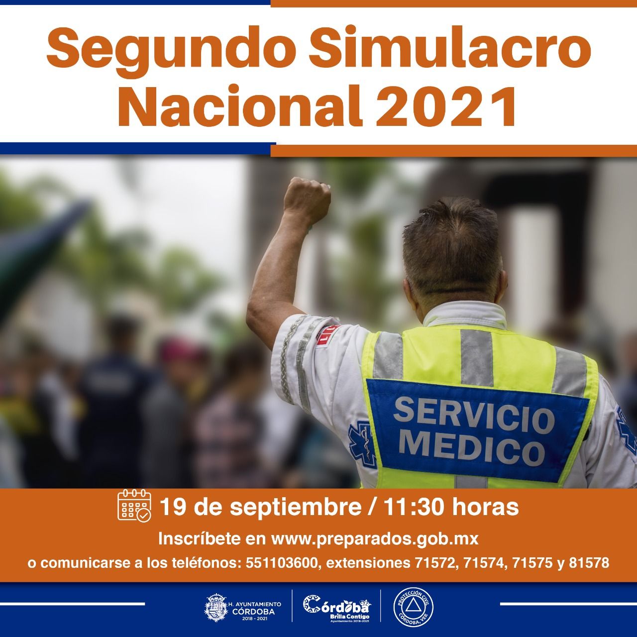 UMPC Córdoba convoca a participar en segundo Simulacro Nacional 2021⁰