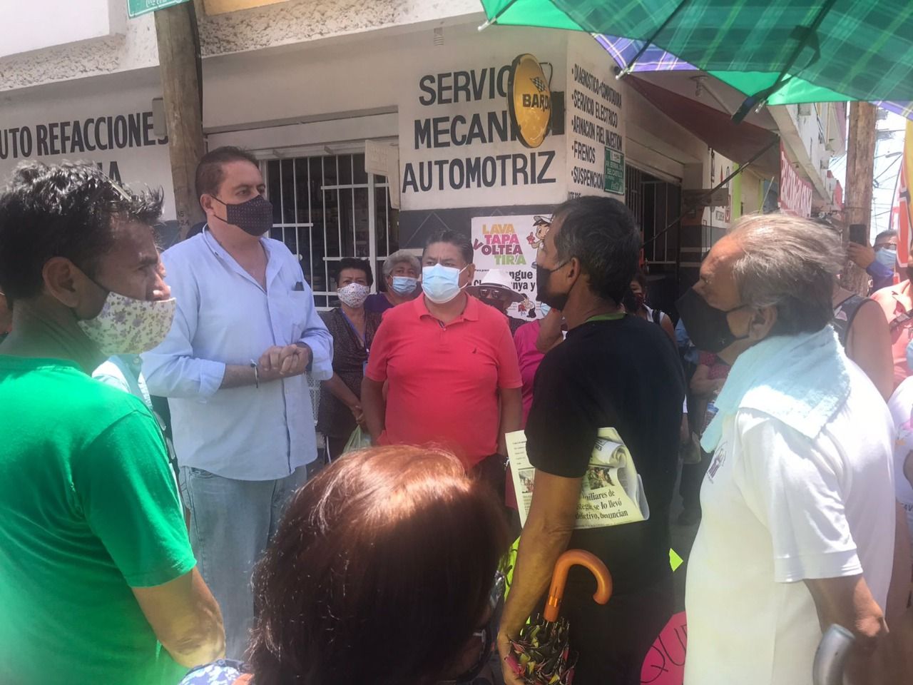 Acuerda Capama con manifestantes suministro de agua en pipas y regularización de tandeo