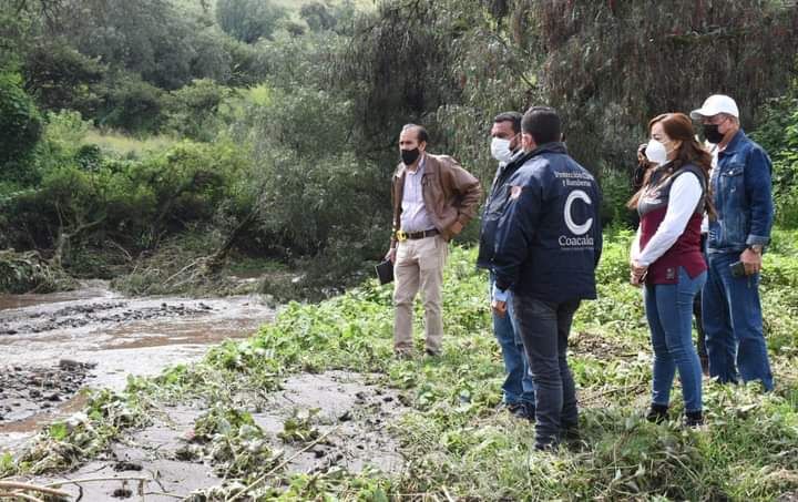 Gobierno de Coacalco trabaja y recorre zonas afectadas por las lluvias
