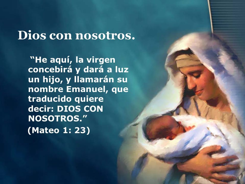 
’ La Virgen concebirá y dará a luz un hijo ’