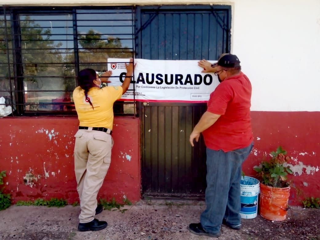 Protección Civil clausura aula de manera precautoria en primaria de La Carrera, El Fuerte