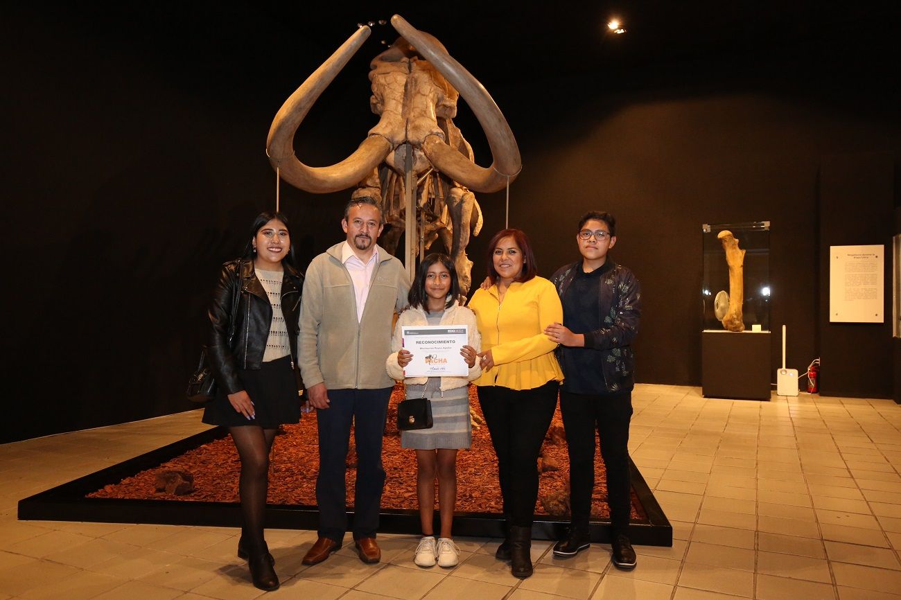 Nombran ’Pacha’ al mamut del museo de Antropología e Historia 