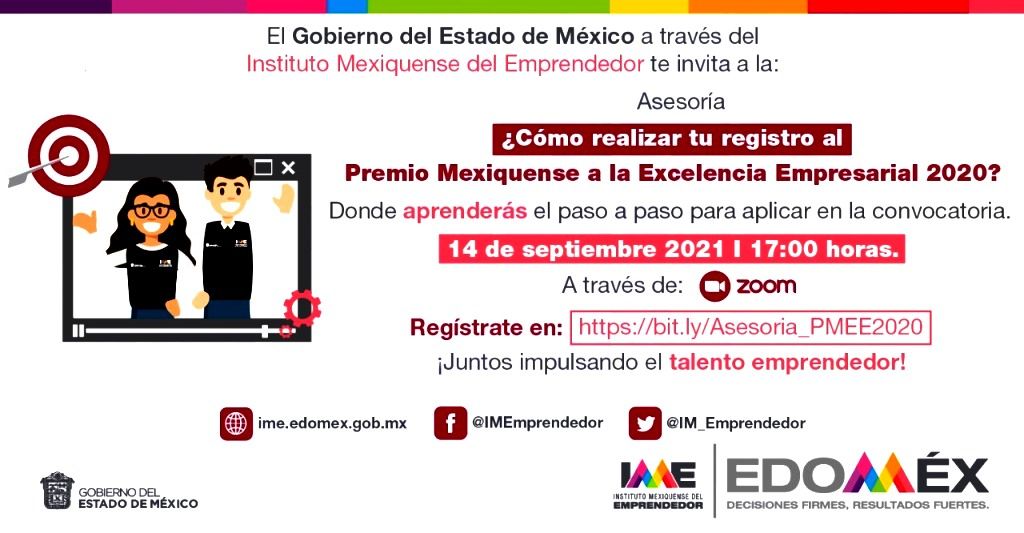 El GEM tiene abierta la convocatoria para participar por el premio mexiquense a la Excelencia Empresarial 2020