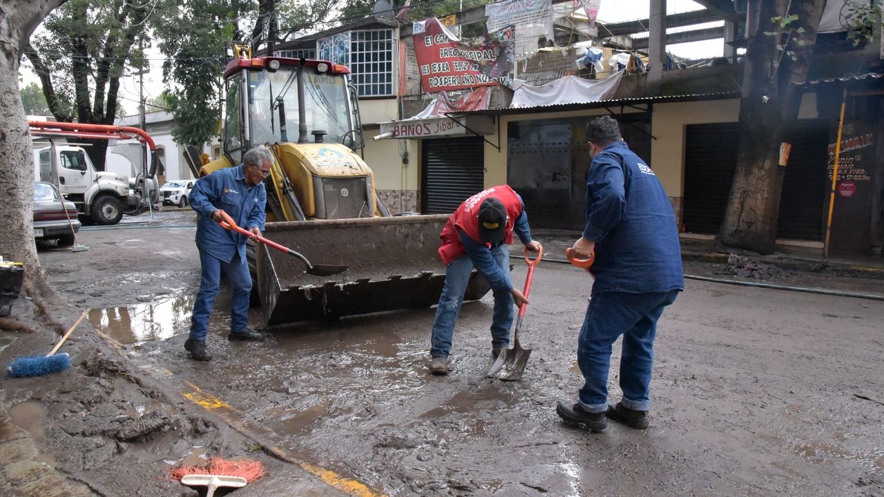Reporta CAEM que, sin lluvia, este día avanzaron las labores preventivas y de atención a contingencias