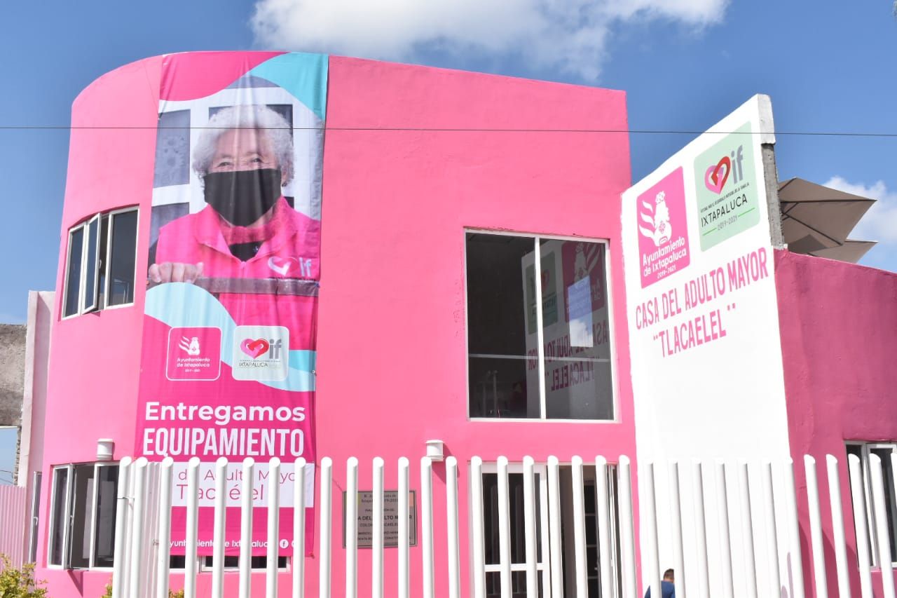 #El gobierno de Ixtapaluca equipa casas del adulto mayor 