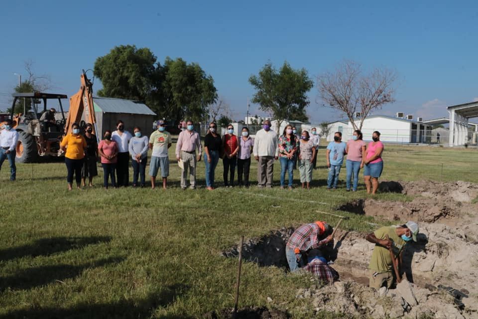 Contará Fraccionamiento Palmares con secundaria; inicia Gobierno de Matamoros construcción de su primera aula