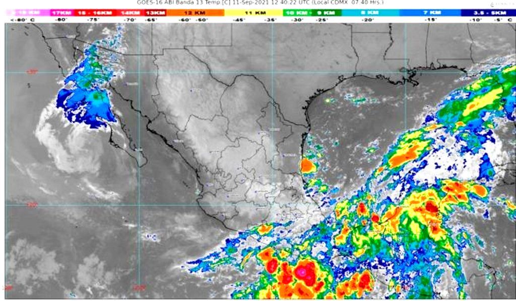 Lluvias puntuales torrenciales en Oaxaca y Veracruz