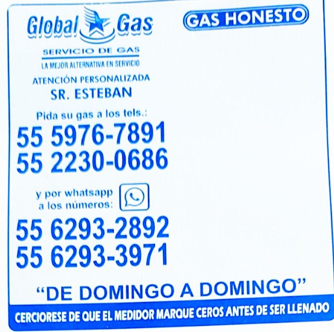 Venta de Gas LP con litros completos y confiable con su proveedor Esteban Zúñiga 