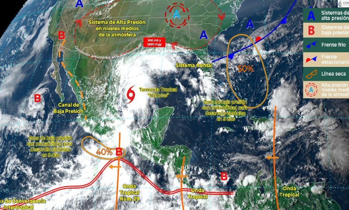 Alertan a habitantes de Guerrero por formación de ciclón tropical