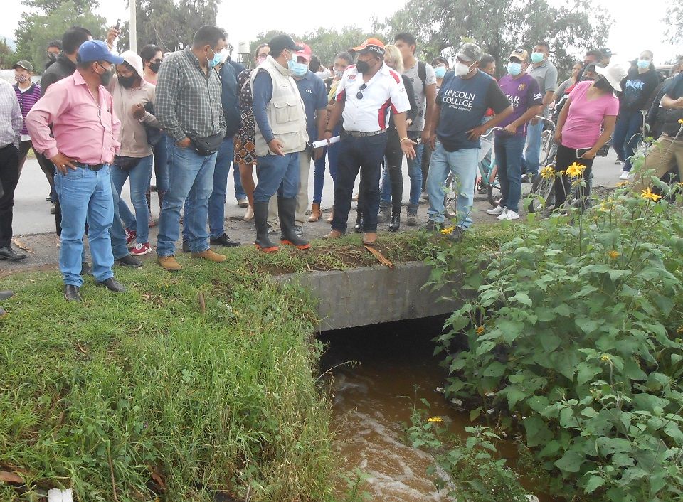 El alcalde Jaime Heredia recorre poblaciones afectadas por inundaciones