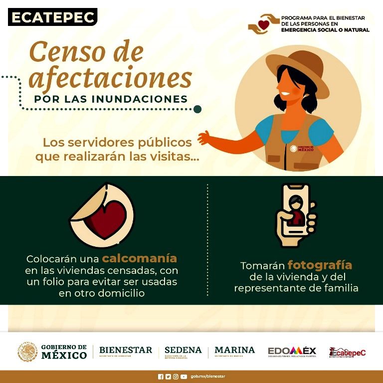 Comunicado Bienestar Estado de México Ecatepec 